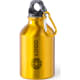 Botella deportiva personalizada de aluminio con mosquetón (300 ml) amarillo