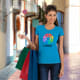 Camiseta básica manga corta  de mujer tiffany Valento 200