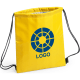 Mochila nevera infantil en poliéster 210D/aluminio amarillo