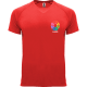 Camiseta técnica personalizada manga ranglán Bahrain Roly 135 rojo