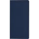 Bloc de notas PU reciclada y bolsillos interiores personalizado 19 x 9,5 cm azul marino
