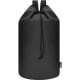 Mochila petate multiusos 600D RPET con cinta 2 en 1 con cremallera negro
