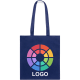 Bolsa de tela personalizada de algodón 180g/m2 de colores azul marino