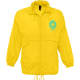 Chubasquero nylon sols con riñonera surf amarillo