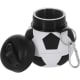 Bidón plegable balón fútbol con mosquetón metálico (550ml)