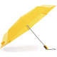 Paraguas plegable personalizado de poliéster 190T de 8 paneles amarillo