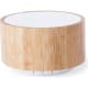 Altavoz compacto con cuerpo en bambú ecológico