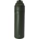 Bidón térmico acero inox reciclado con cierre hermético pajita y práctica asa (700 ml) verde oscuro
