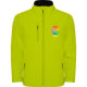 Chaqueta softshell y micropolar, doble capa de niño Nebraska Roly lima punch