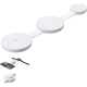 Mini cargador inalámbrico magnético 3 en 1 ABS 15w