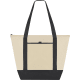 Bolsa nevera non-woven con cierre de cremallera (14 L) negro