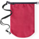Bolsa estanca impermeable RPET con hebilla y mosquetón (10 L) rojo