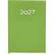 Agenda día página 2027 de polipiel 17,5 x 24,5 cm verde