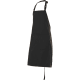 Delantal de cocina con peto y hebilla regulable Trepat Velilla negro