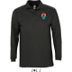 Polo pique manga larga winter ii Sols 210 negro