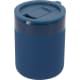 Vaso de cerámica con funda silicona con aislamiento térmico (330 ml) azul