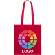 Bolsa de tela personalizada de algodón resistente 240g/m2 rojo