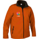 Chaqueta de softshell horizon Valento naranja fiesta