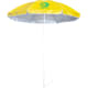 Sombrilla de playa con protección rayos UV y funda (150 cm) amarillo