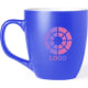 Taza de cerámica personalizable en media taza (440 ml) azul