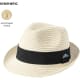 Sombrero eco de paja de papel ajustable con estampado en cinta