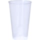 Vaso fiesta plastico ligero poco resistente personalizado (450 ml) transparente