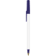 Bolígrafo round stic ecológico personalizado BIC blanco/azul marino