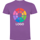 Camiseta manga corta costura lateral Dogo Premium Roly 165 orquidea