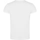 Camiseta manga corta con costuras laterales de niño Sublima Roly 140 blanco