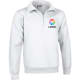 Sudadera cremallera corta personalizada Wood Valento 295 blanco
