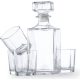 Set whisky personalizado de cristal con decantador y vasos