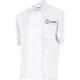 Chaquetilla de cocinero de manga corta Velilla blanco