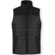 Chaleco impermeable negro soft shell y poliéster Bordy negro