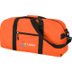 Bolso RPET 600D sostenible cremallera de doble tirador y bolsillo exterior naranja