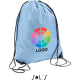 Mochila gymsack personalizada de poliéster refoerzada 210T Sols azul celeste