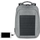 Mochila con carga solar 13' y puerto USB negro