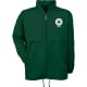 Impermeable con forro interior windbreaker B&C verde botella