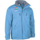 Parka acolchada impermeable  boreal Valento azul celeste