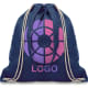 Mochila en canvas color y asas largas azul