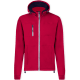 Chaqueta soft shell personalizada resistente al viento y agua Grechel rojo