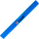 Regla flexible transparente de 30 cm azul