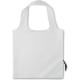 Bolsa plegable personalizada de poliéster de colores 40 x 38 cm blanco