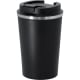 Vaso térmico personalizado de acero inox y dosificador sin BPA (350 ml) negro
