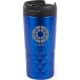 Vaso termo personalizado de acero inox. de colores con dosificador (310 ml) azul