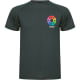 Camiseta tecnica running de niño Montecarlo Roly 140 gris plomo oscuro