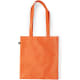 Bolsa ecológica personalizada de RPET de colores 100 g/m² naranja
