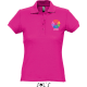 Polo ligero 100% algodon publicitario de mujer passion Sols 170 fucsia