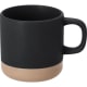 Taza personalizada cerámica con acabado mate y base sin esmaltar (350 ml) negro