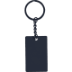Llavero de elegante acero inoxidable personalizado azul marino