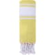 Toalla convertible en mochila algodón reciclado 180x90cm Carey amarillo